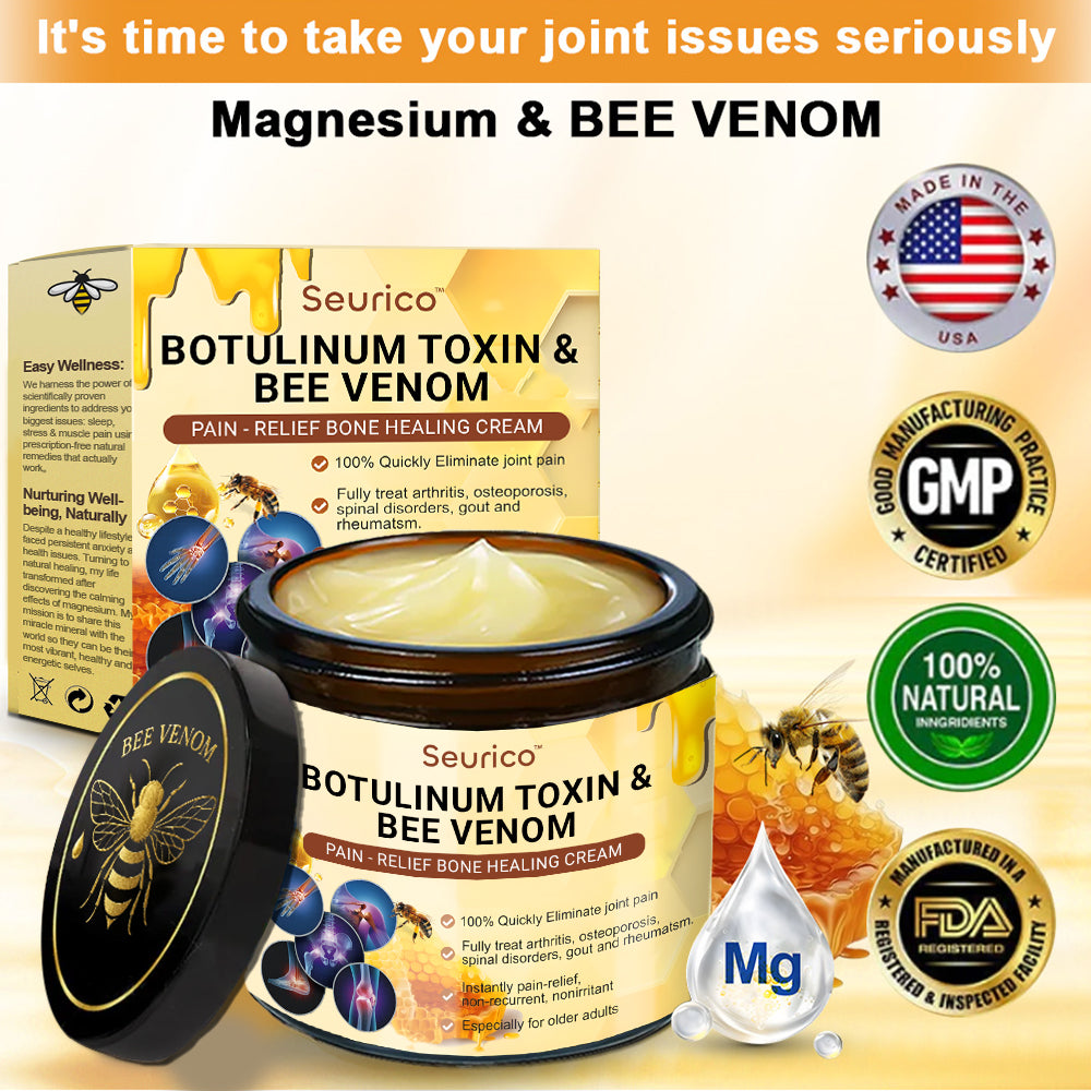 Seurico™ Botox &amp; Bienengift-Creme zur schnellen Knochenreparatur 