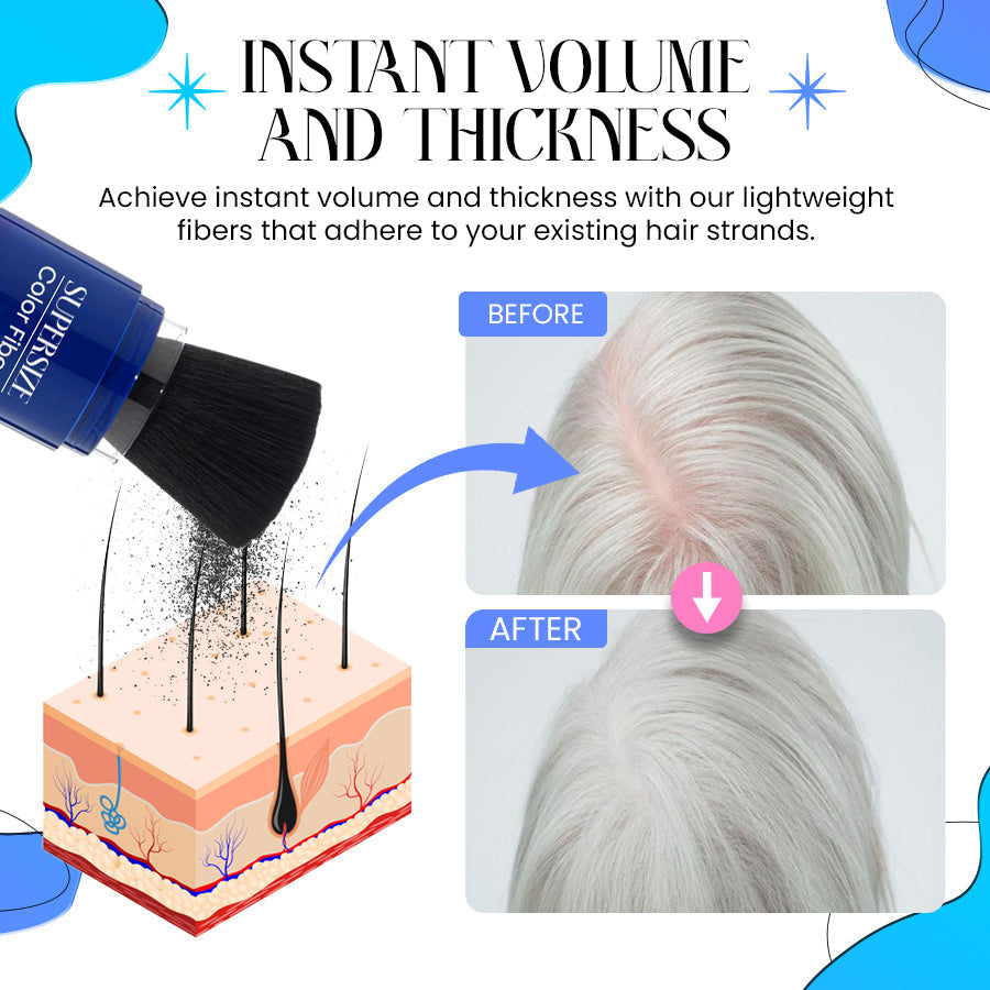 Letzter Tag 49 % Rabatt – 🌸Thick Hair Beauty Fiber Powder✨