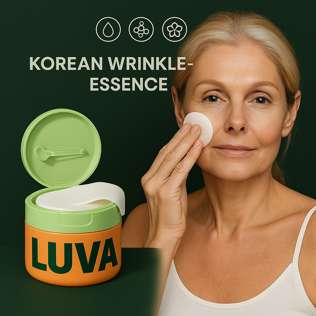 Koreanische Essence Pads zur Faltenreduzierung – lassen dunkle Flecken und Fältchen schnell verschwinden 🌿 | ⏳ Zeitlich begrenztes Angebot! 